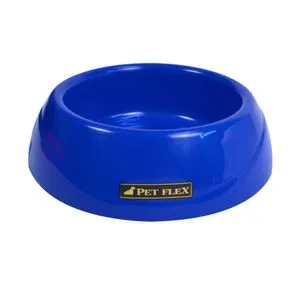 Comedouro Bistrô Para Cães Pet Flex Azul Nº 1
