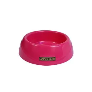 Comedouro Bistrô Para Cães Pet Flex Rosa Nº 1