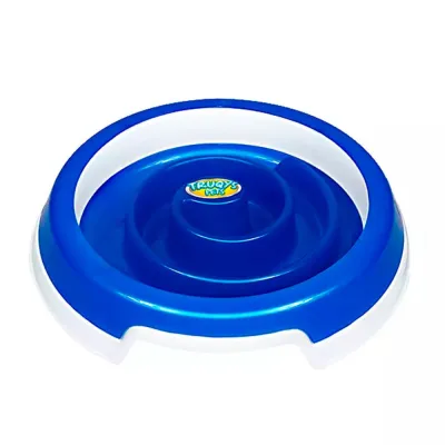 Comedouro Slow Food Azul Grande - Truqys Pets