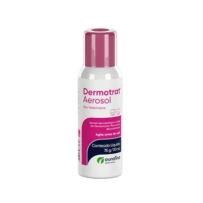 Dermotrat Aerosol Para Cães E Gatos 110 Ml