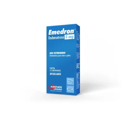 Emedron 5 Mg Antiemético Para Cães E Gatos 10 Comprimidos