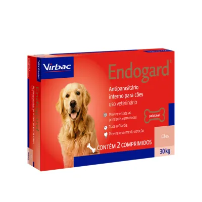 Vermífugo Endogard Cães Até 2 Comprimidos