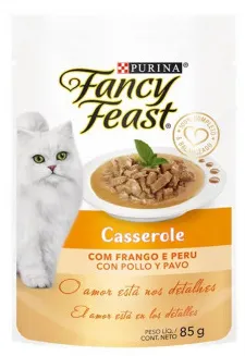 Fancy Feast Casserole Frango E Peru 85 G