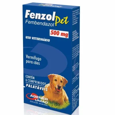 Fenzol Pet 500 Mg Com 6 Comprimidos