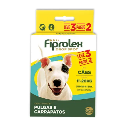 Combo Antipulgas Cães Fiprolex 11 A Único