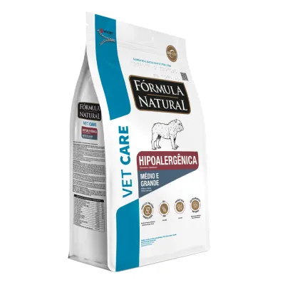 Ração Fórmula Natural Vet Care Hipoalergênica Cães Médio E Grande 2kg