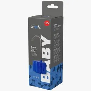 Torneira Pet Fonte Água Petlon Baby Cães Gatos Vermelho - 110 V