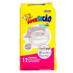 Fralda Descartvel Super Seco Ces Fmeas Tam. Pp