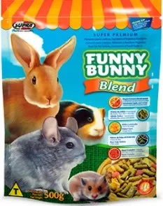 Ração Funny Bunny Blend Supra Para Roedores Sabor Blend 0.50kg