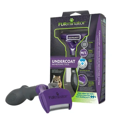 Furminator Médio/Grande Para Gatos De Pelo Longo M-G