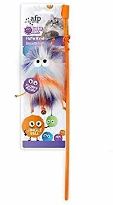 All For Paws Monster Furry Long Fluff Green Pink Yellow