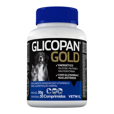 Glicopan Gold 30g com 30 Comprimidos