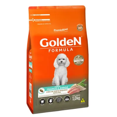 Ração Golden Fórmula Cães Adultos Raças Pequenas Frango E Arroz Mini Bits 1kg
