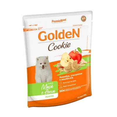 Cookie Golden Cães Filhotes Maçã E Aveia 350g