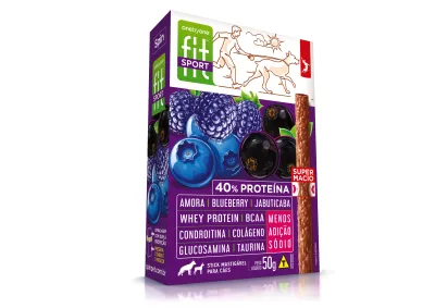 Stick Fit Sport Spin Pet - 50g - Amora + Blueberry + Jabuticaba