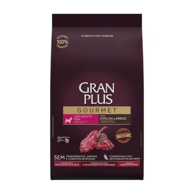 Ração Granplus Gourmet Cães Adultos Mini Ovelha E Arroz 15kg