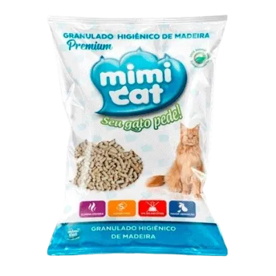 Areia Higiênica Granulado Mimi Cat 4kg
