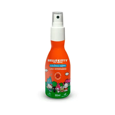Colônia Happy Hello Kitty Pet Society 80 Ml