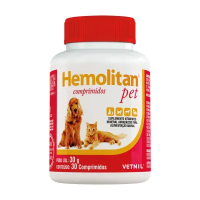 Hemolitan Pet 30 Comprimidos 30g