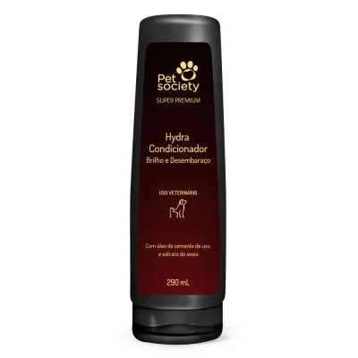 Condicionador Hydra Brilho E Desembaraço Pet Society 290 Ml