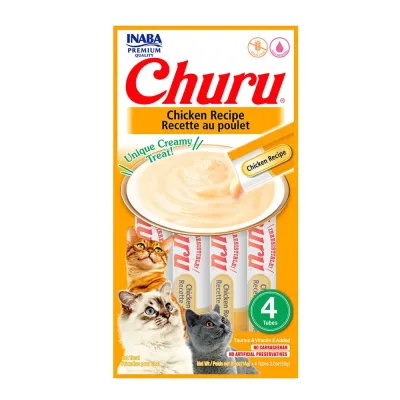 Petisco Churu Galinha Para Gatos 56 G