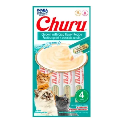 Inaba Churu Pure Galinha/Caranguejo 56 G