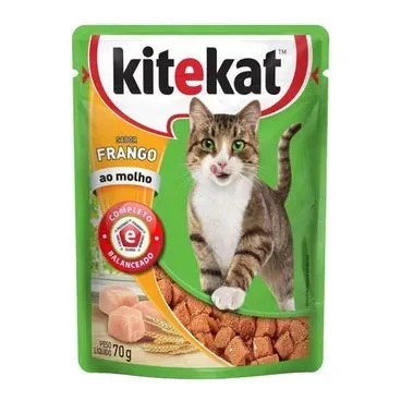 Ração Úmida Kitekat Frango Ao Molho 70g