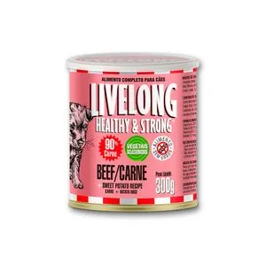 Livelong Alimento Úmido Cães Carne 300g
