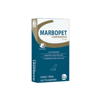 Marbopet 82,5mg com 10 Comprimidos