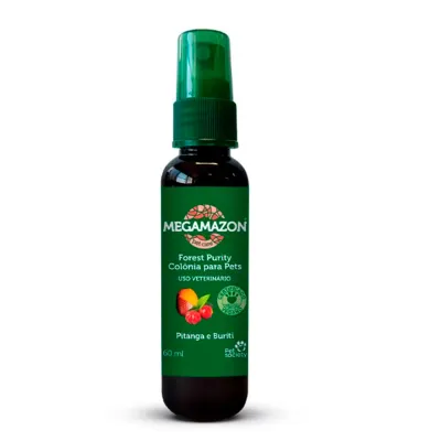 Colônia Body Splash Forest Purity Megamazon Pitanga E Buriti Pet Society 60 Ml