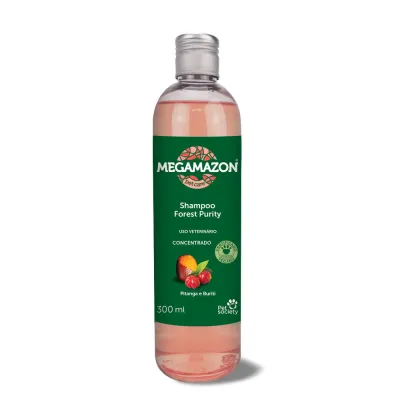 Shampoo Forest Purity Pitanga Megamazon Pet Society 300 Ml