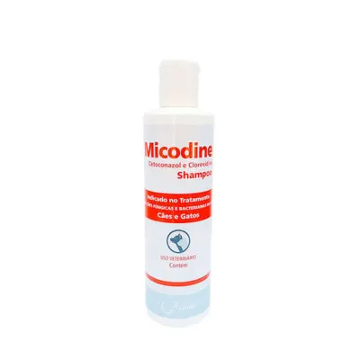 Shampoo Micodine Para Cães E Gatos Syntec 225 Ml
