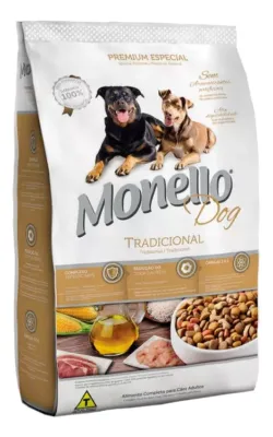 Ração Monello Dog Premium Especial Tradicional 15kg