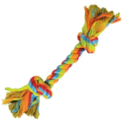 Brinquedo Ces Jambo Mordedor Corda Dental Bone Color - Grande