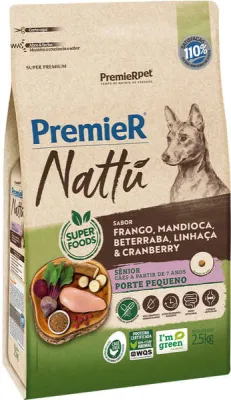 Nattu Adulto Sênior Rp Mand 2,5kg