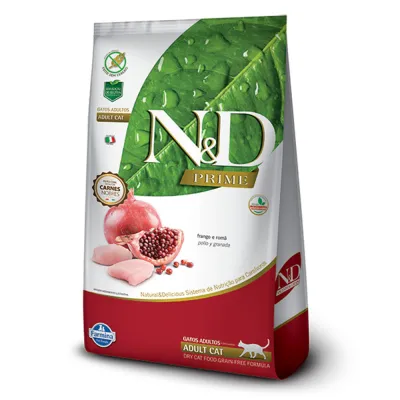 Ração N&D Prime Gatos Adultos Frango E Romã 400g