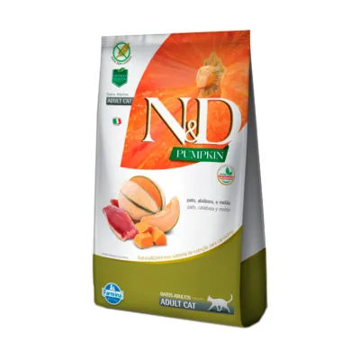 Raço N&D Pumpkin Gatos Adultos Pato - 7,5kg
