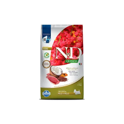 Nd Quinoa Adultos Raças Pequenas Pele & Pelo 2,5kg
