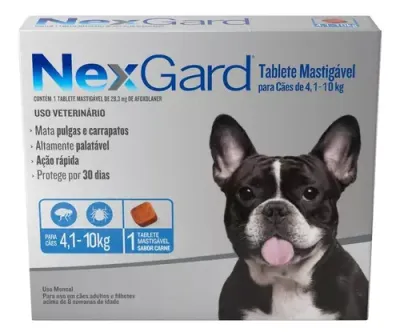 Nexgard Para Cães De 4,1 A 10 Kg - 3 Unidades