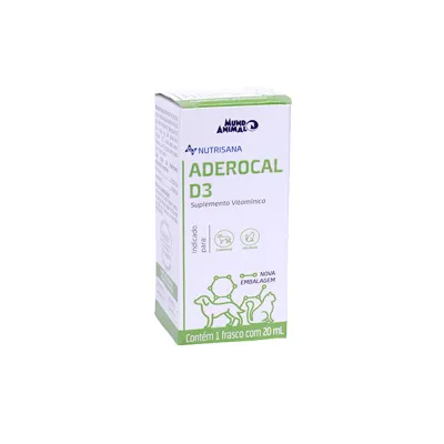 Suplemento Vitamínico Aderocal D3 Nutrisana 20ml