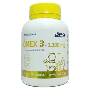 Omex 3 Nutrisana 52,8g Mundo Animal - 30 Comprimidos