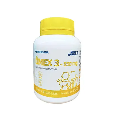 Suplemento Alimentar Ômex 3 550 Mg Nutrisana 30 Cápsulas