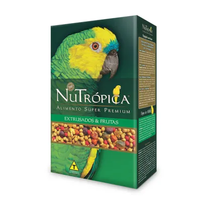 Ração Nutrópica Para Papagaios Com Frutas 300 G