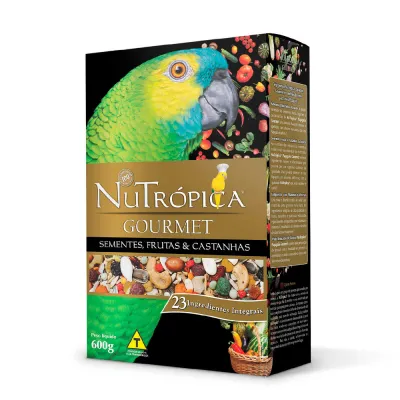 Ração Nutrópica Papagaio Gourmet 600g