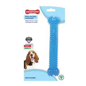 Brinquedo Mordedor Dentalbone Ces Até 15kg Azul Odontopet