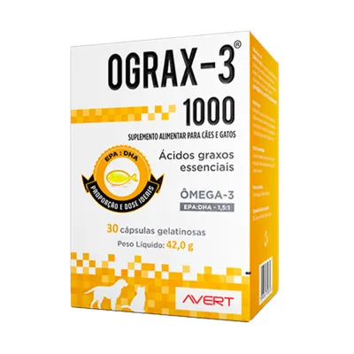 Ograx 3 1000mg 30 Cápsulas