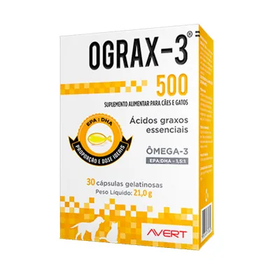 Ograx 3 500mg 30 Cápsulas