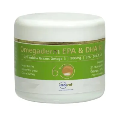 Omegaderm 60% 500 Mg Epa Dha 30 Cápsulas