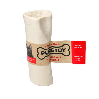 Osso Bovino Mastigável Pure Toy 6-7 1 Unidade