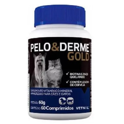 Pelo E Derme Gold 60 Comprimidos